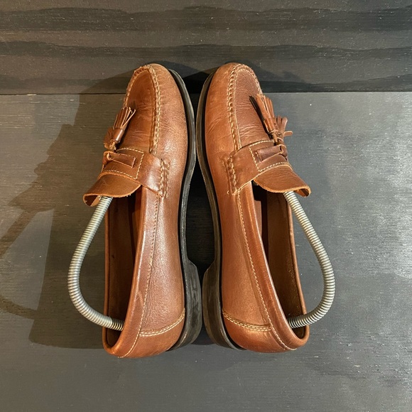 Johnston And Murphy Brown Dress Shoes Slip On Loafers Men’s Size 8.5 - Picture 5 of 8